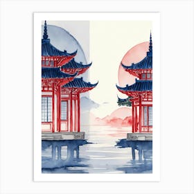 Chinese Pagoda 34 Art Print