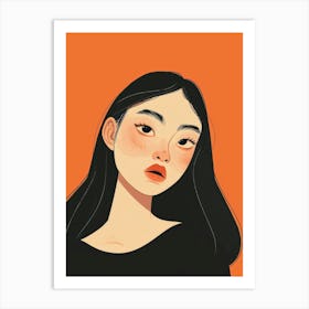 Asian Girl 59 Art Print