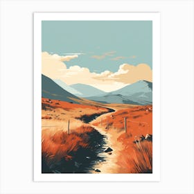 The Kerry Way Ireland 4 Hiking Trail Landscape Art Print