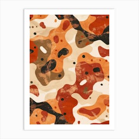 Camouflage Pattern 1 Art Print