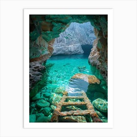 Cave In Croatia 4 Art Print