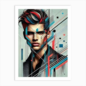 Coll Avant-Garde Portrait Art Print