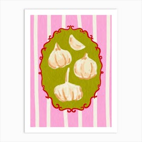 Garlic Cloves Art Print