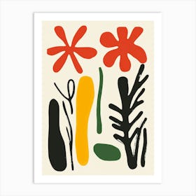 Flowers By Jean Paul Gauguin 5 Art Print