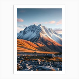 Sunrise In The Mountains 5 Art Print