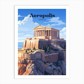 Acropolis Greece 5 Travel Poster 3 4 Resize Art Print