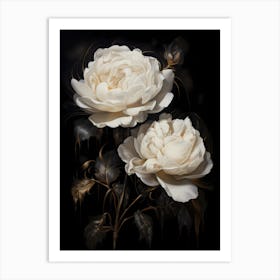 White Roses 4 Art Print