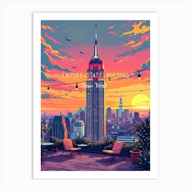 Empire State Building 2 Art Print