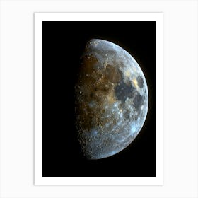 Moon From Space Art Print