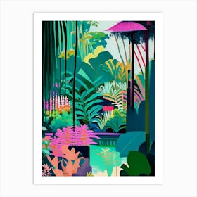 Nong Nooch Tropical Garden, 1, Thailand Abstract Still Life Art Print