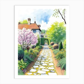 Garden Path 8 Art Print