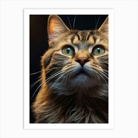 Portrait Of A Cat Art Print