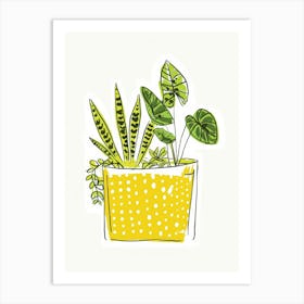 Plant In A Pot 56 Art Print