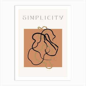 Simplicity 4 Art Print