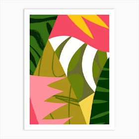 Tropical Leaves 17 Art Print