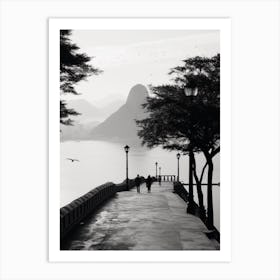 Rio De Janeiro, Black And White Analogue Photograph 4 Art Print