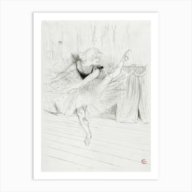 Miss Ida Heath, English Dancer (1894), 1, Henri de Toulouse-Lautrec Art Print