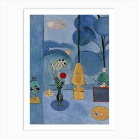 The Blue Window, Henri Matisse Art Print