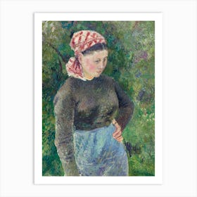 Peasant Woman (1880), Camille Pissarro Art Print