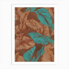 Tropical Leaves 33 Art Print