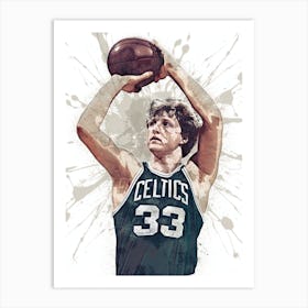Larry Bird Boston Celtics Art Print