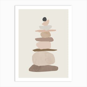 Stack Of Stones Art Print