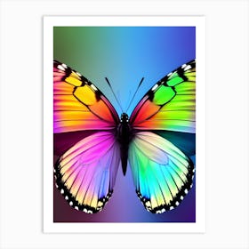 Rainbow Butterfly 16 Art Print