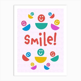 Smile Art Print