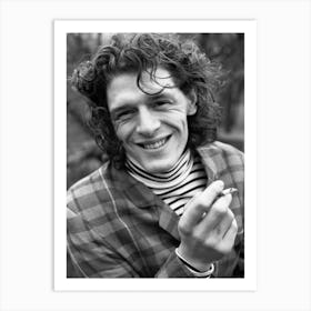 Marco Pierre White In Black And White 2 Art Print