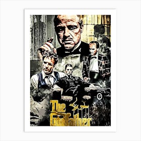 the Godfather movies 2 Art Print