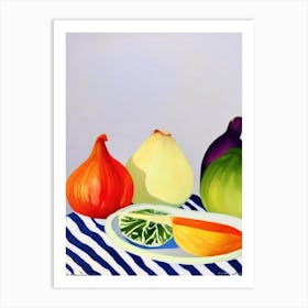 Endive 2 Tablescape vegetable Art Print