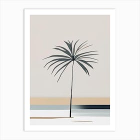 La Digue Seychelles Simplistic Tropical Destination Art Print