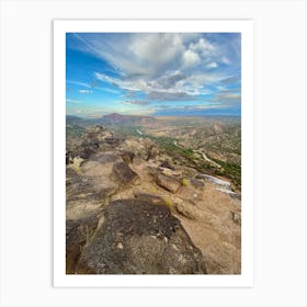 White Rock Overlook Park, New Mexico 2 - Vertical Art Print