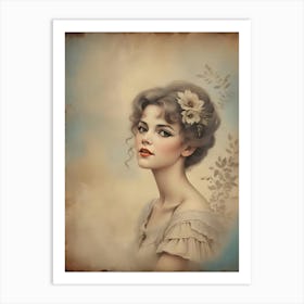 Portrait Of A Woman Art Print