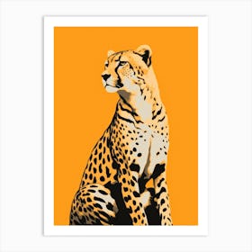 Cheetah Canvas Art Art Print