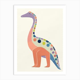 Nursery Dinosaur Art Diplodocus 1 Art Print