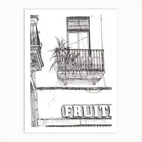 Fruit Shop Art Print