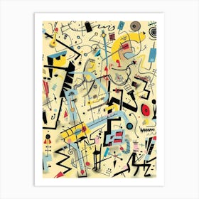 Abstract By Person 2 Art Print