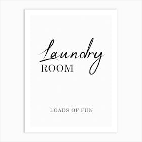 Funny Laundry Room Art Print