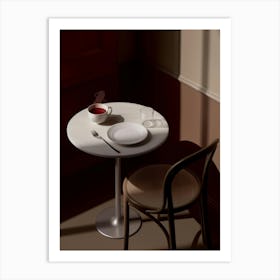 Table And Chair 1 Art Print