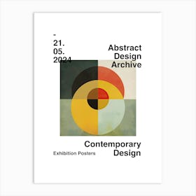 Abstract Design Archive Poster 09 Art Print