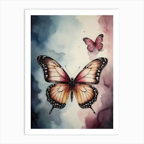 Butterfly Painting Art Print