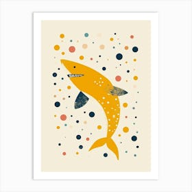 Yellow Shark 2 Art Print
