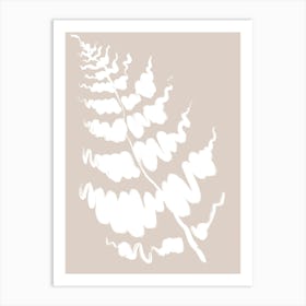 Fern Leaf Scandinavian Minimalist Art Print