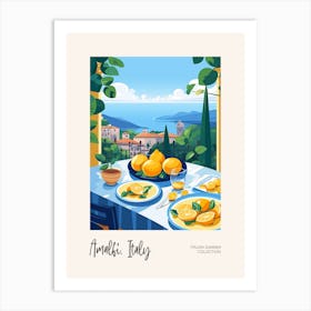 Amalfi, Italy Lemons 5 Italian Summer Collection Art Print