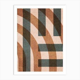 Abstract Alphabet Decorative H Art Print