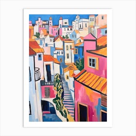 Lisbon Portugal 1 Fauvist Painting Art Print