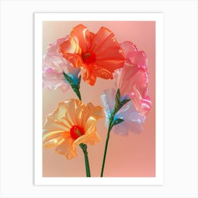 Dreamy Inflatable Flowers Carnations 1 Art Print