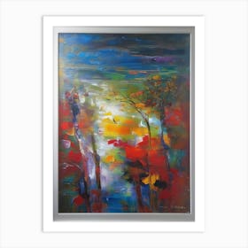 Abstract Landscape Painting 4 Art Print