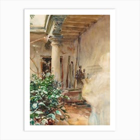 The Patio (1908), John Singer Sargent Art Print